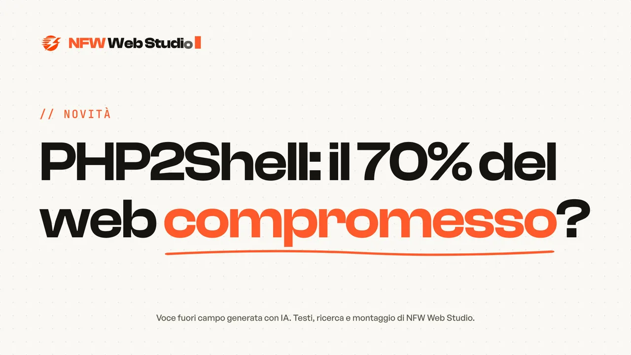 Copertina del video: PHP2Shell, due falle di PHP, NFW Web Studio