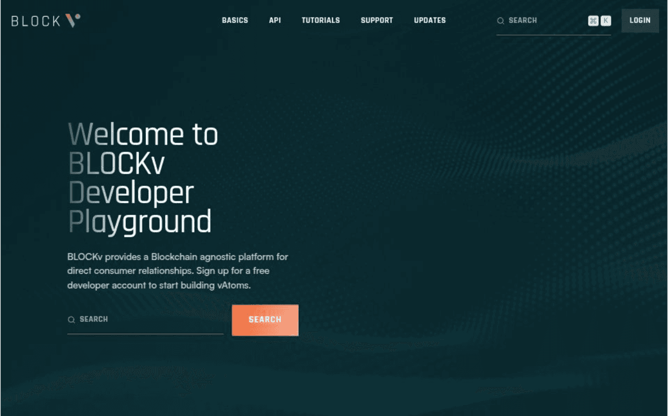 BlockV Documentazione - webapp project by NFW Web Studio