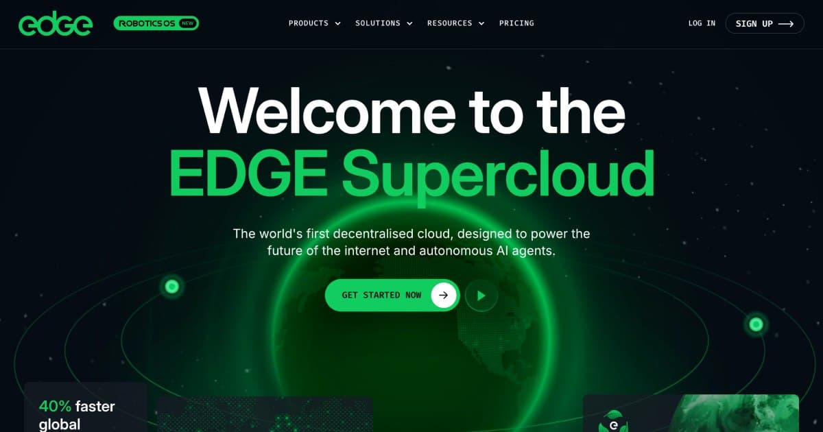 Edge Network - sito project by NFW Web Studio